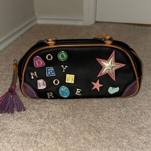 Vintage Dooney & Bourke Black Multi-Color Women's Bag